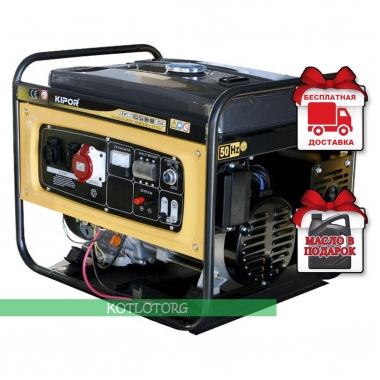 Бензиновий генератор Kipor KGE6500E3